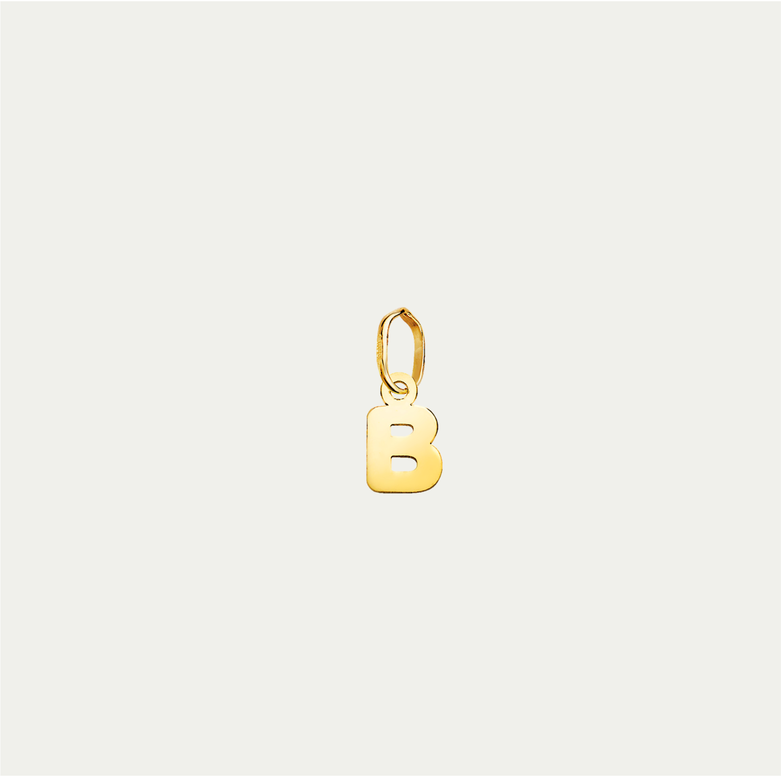MINI CHARM LETTERING ORO 18K