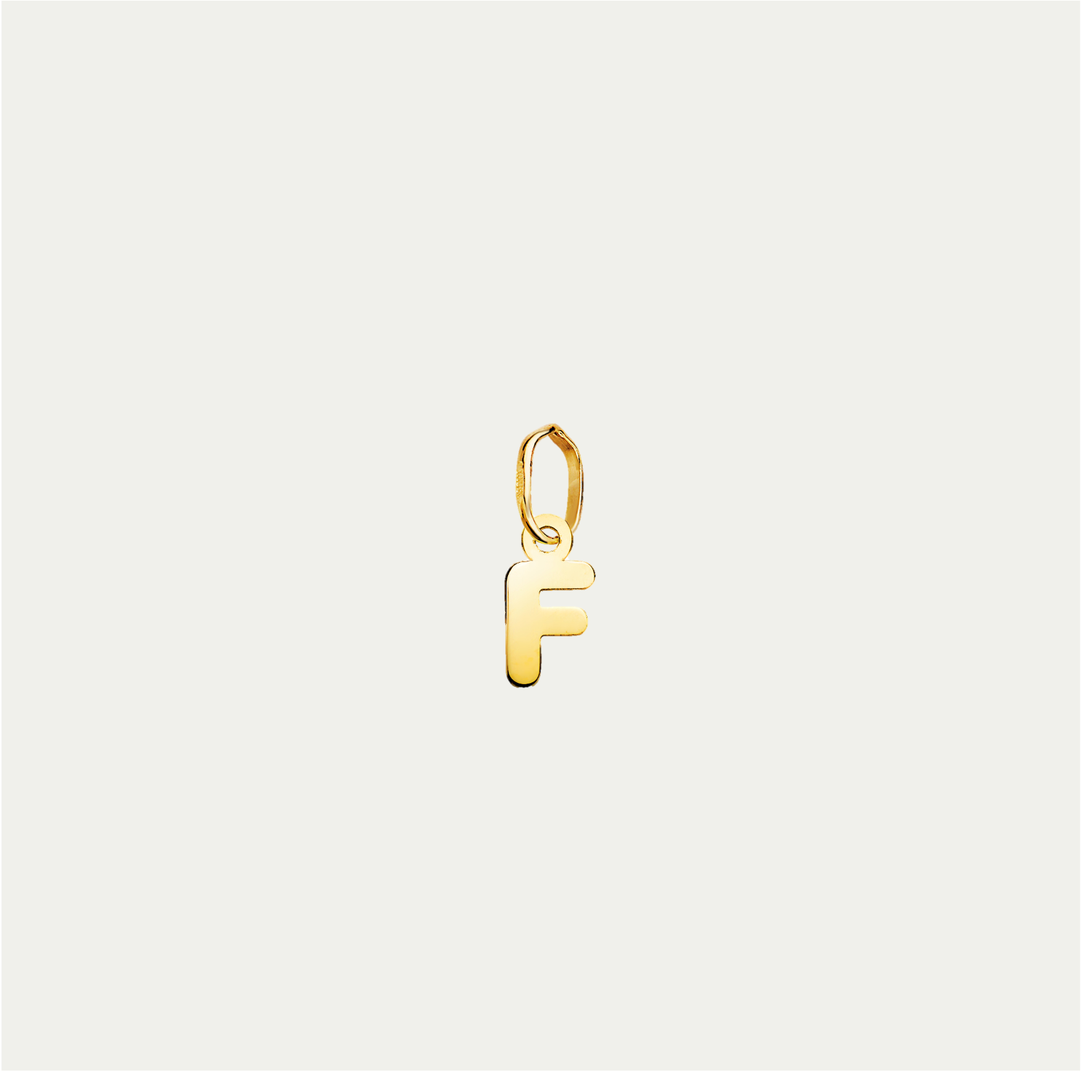 MINI CHARM LETTERING ORO 18K