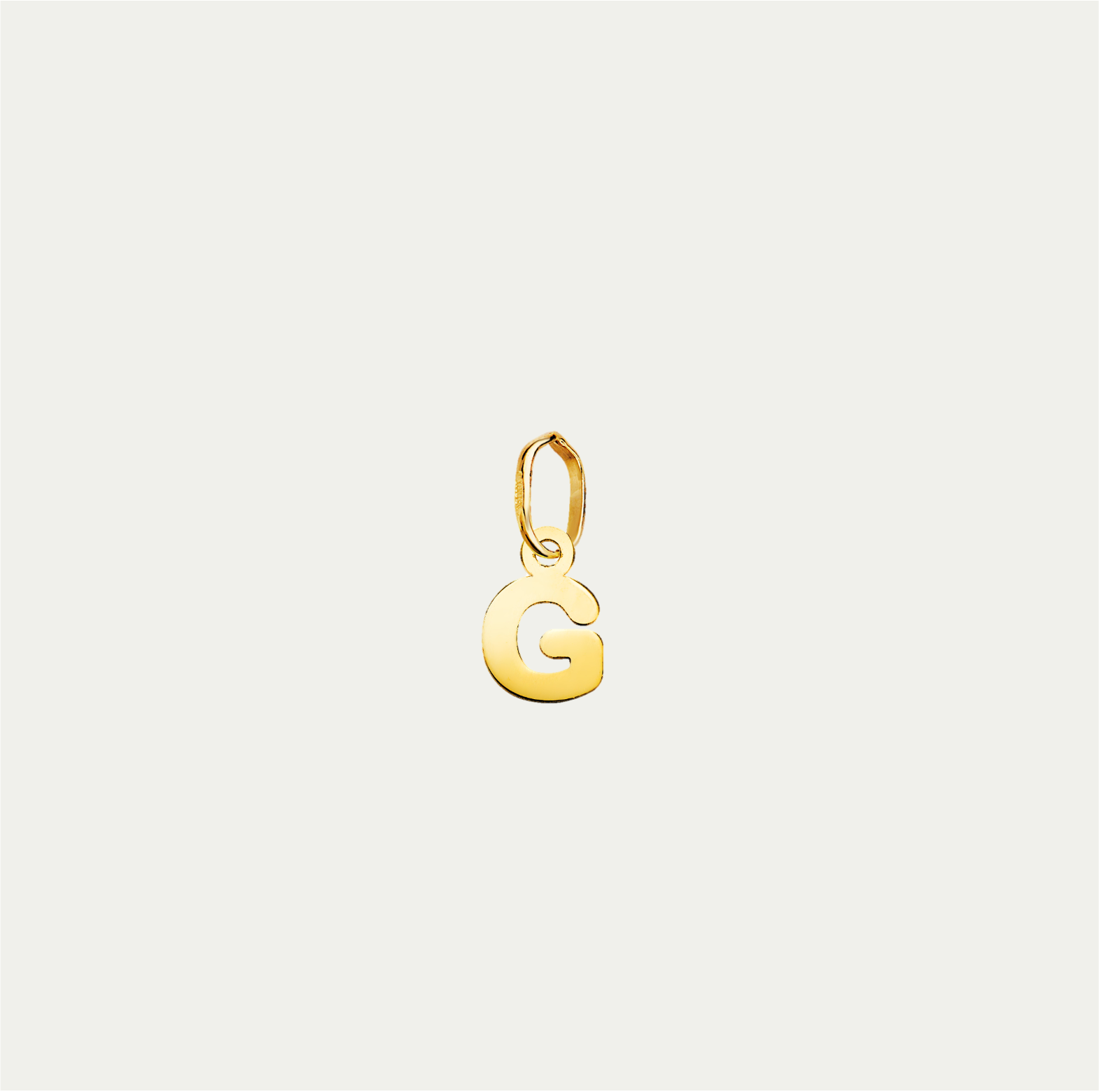 MINI CHARM LETTERING ORO 18K