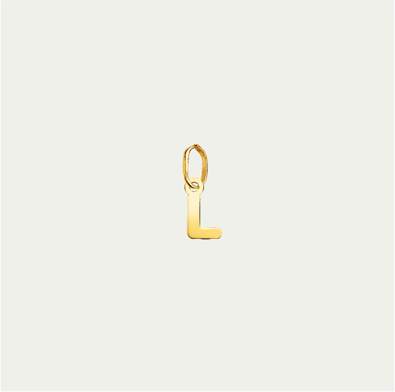 MINI CHARM LETTERING ORO 18K