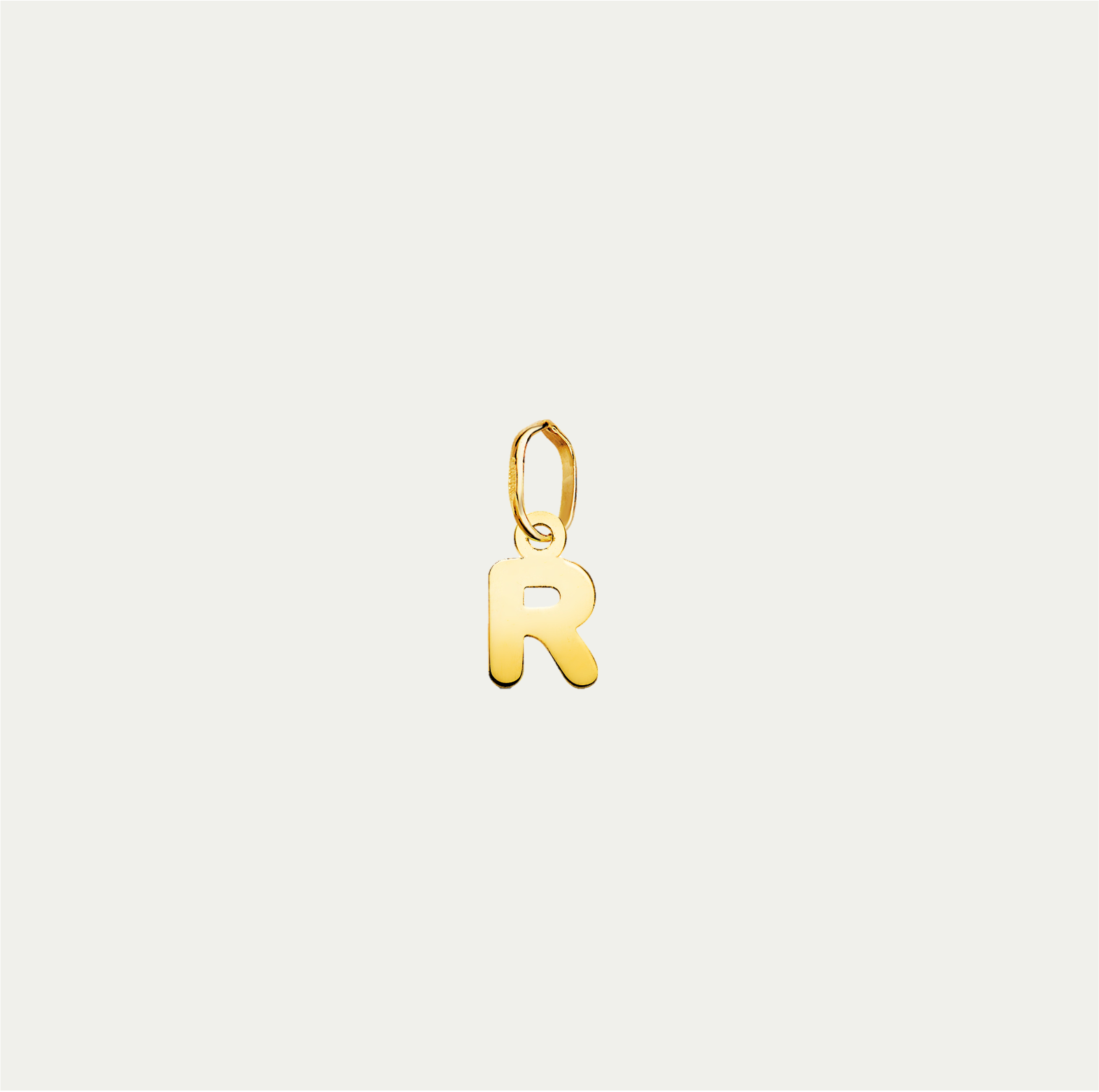 MINI CHARM LETTERING ORO 18K