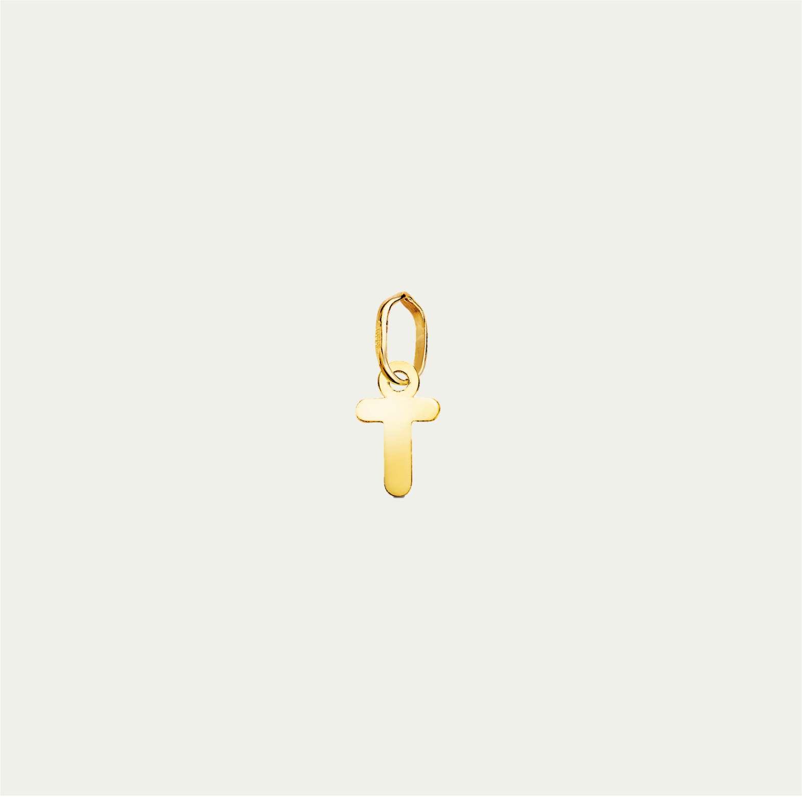 MINI CHARM LETTERING ORO 18K