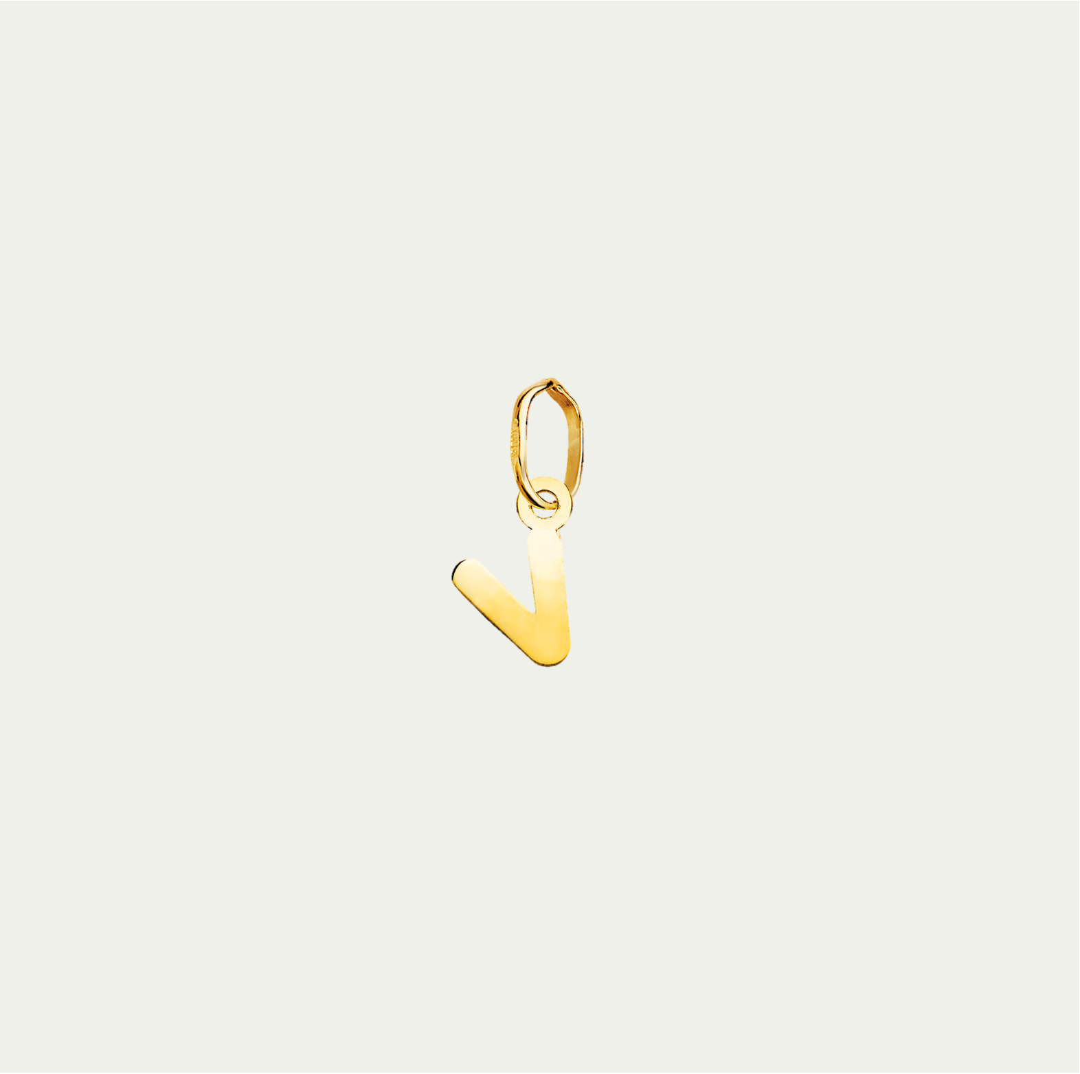 MINI CHARM LETTERING ORO 18K