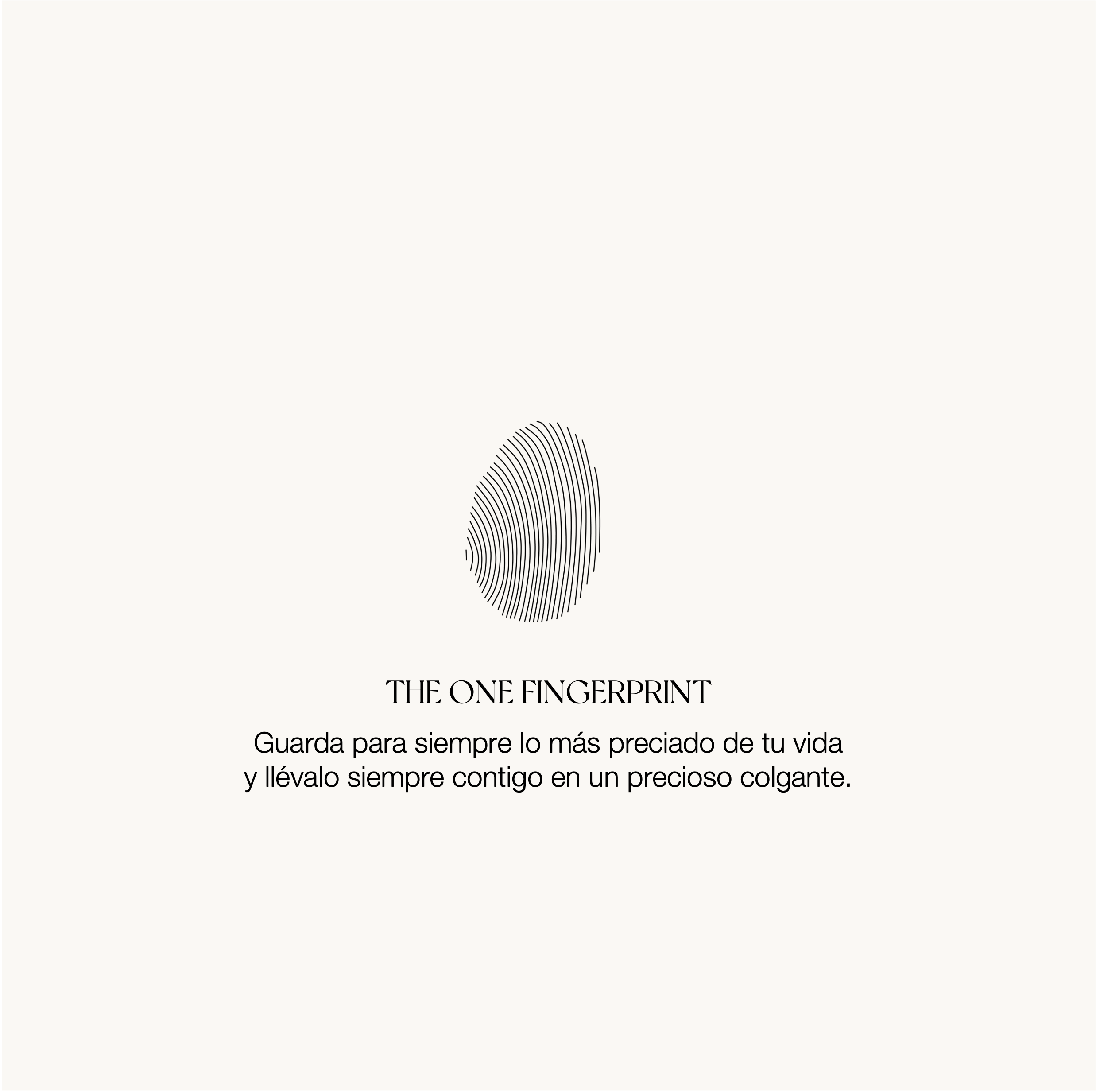 THE ONE FINGERPRINT ORO 9K · LISBON CHAIN