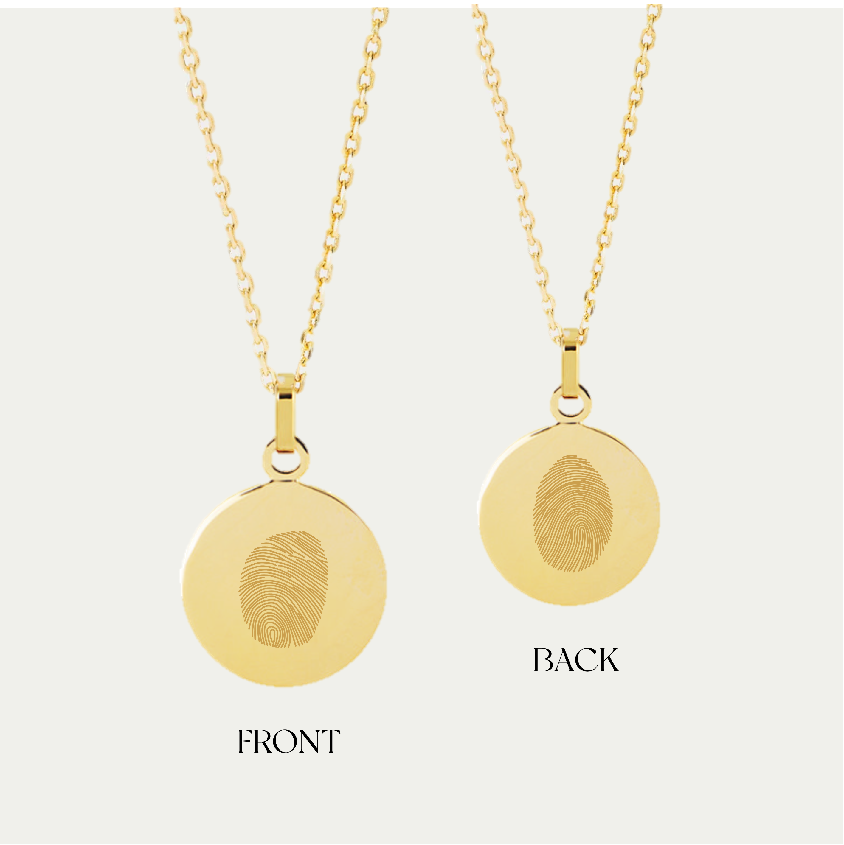 THE BOTH SIDES FINGERPRINT ORO 9K · LISBON CHAIN