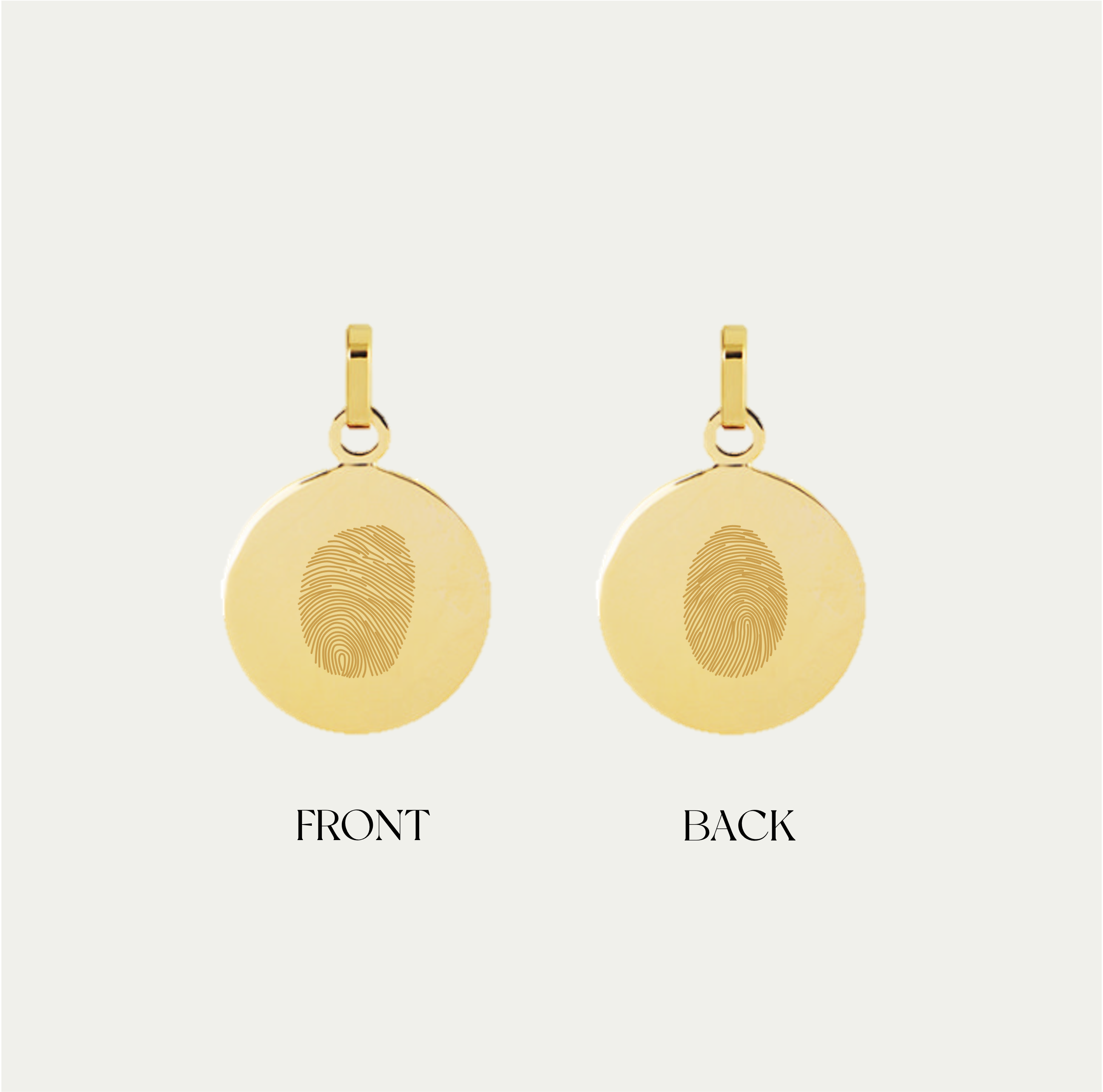 THE BOTH SIDES FINGERPRINT · PENDANT