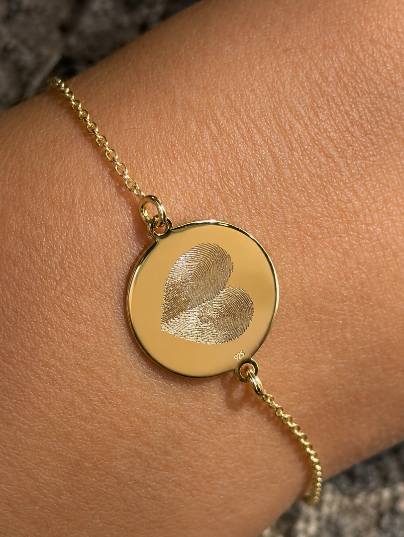 THE FINGERPRINT · PULSERA ORO 18K (BAÑO)