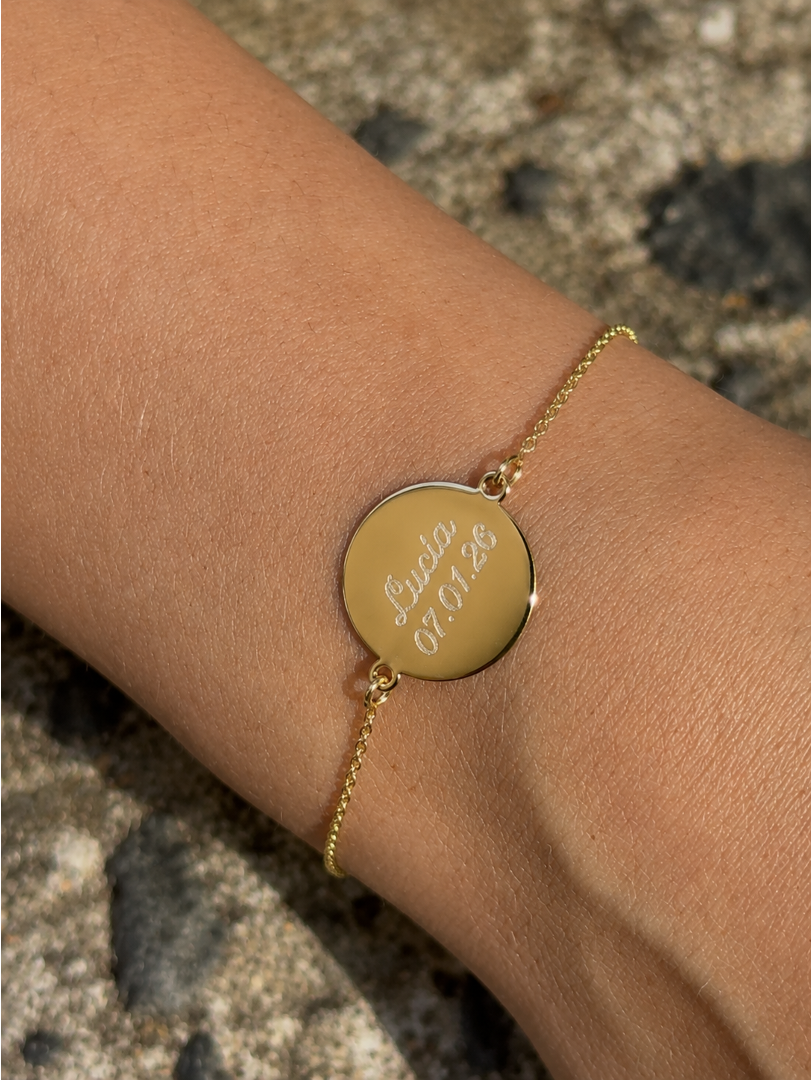 THE FINGERPRINT · PULSERA ORO 18K (BAÑO)