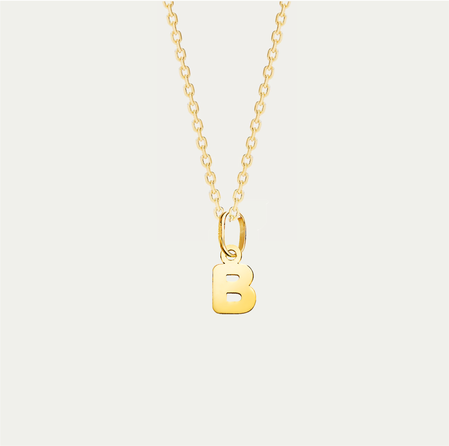 COLLAR MINI CHARM LETTERING ORO 18K
