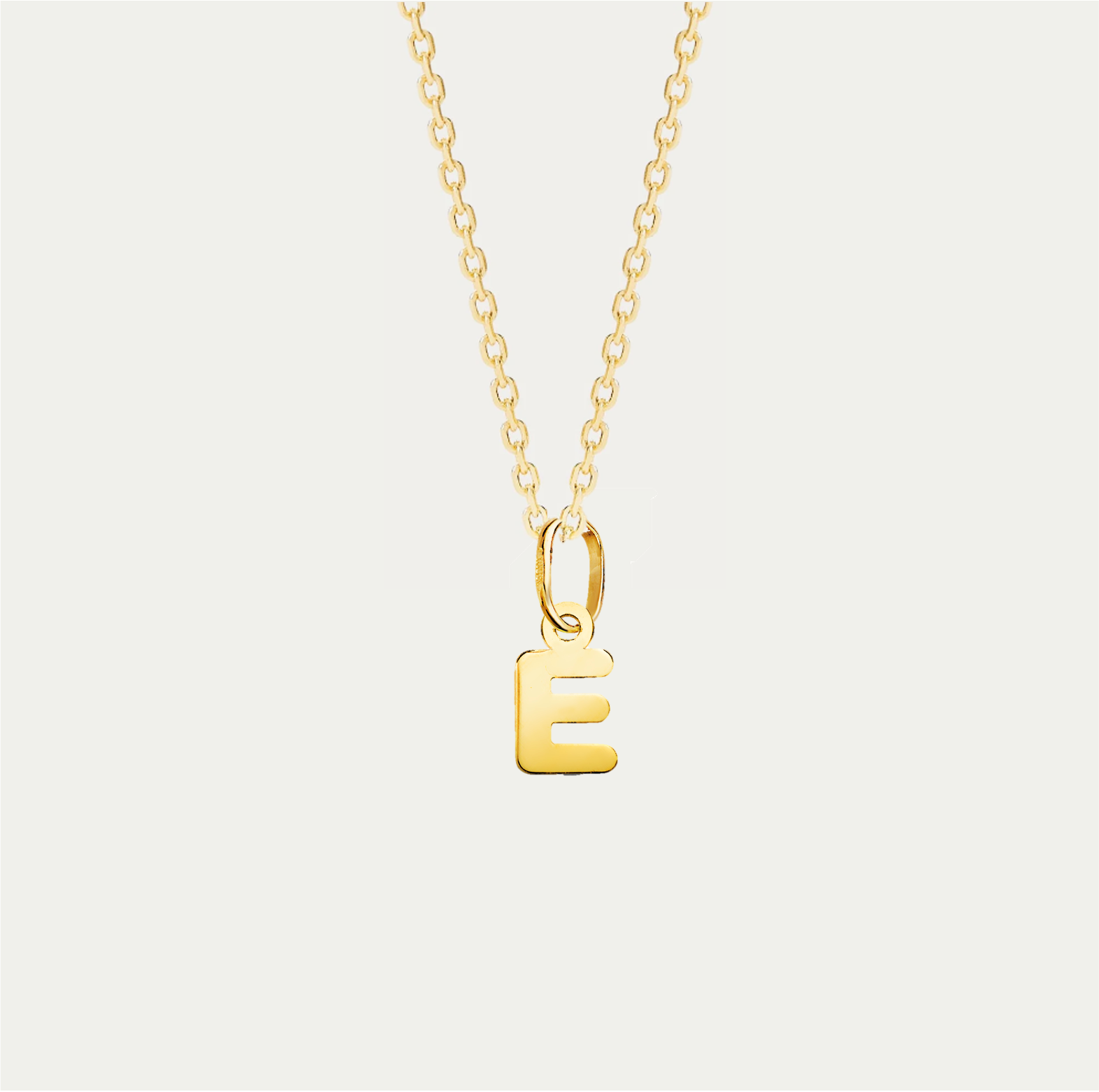 COLLAR MINI CHARM LETTERING ORO 18K