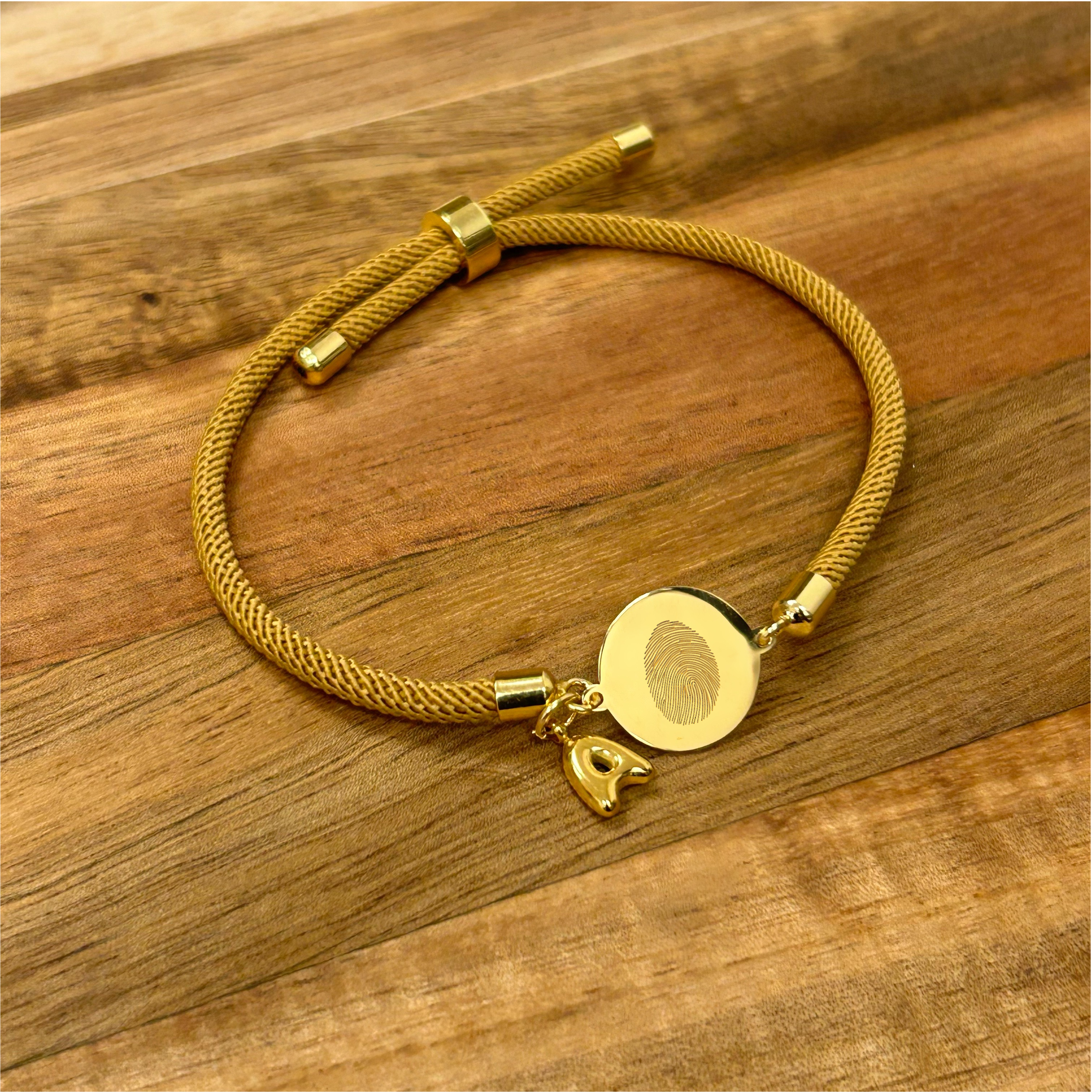 PULSERA FINGERPRINT MINI LETTERING