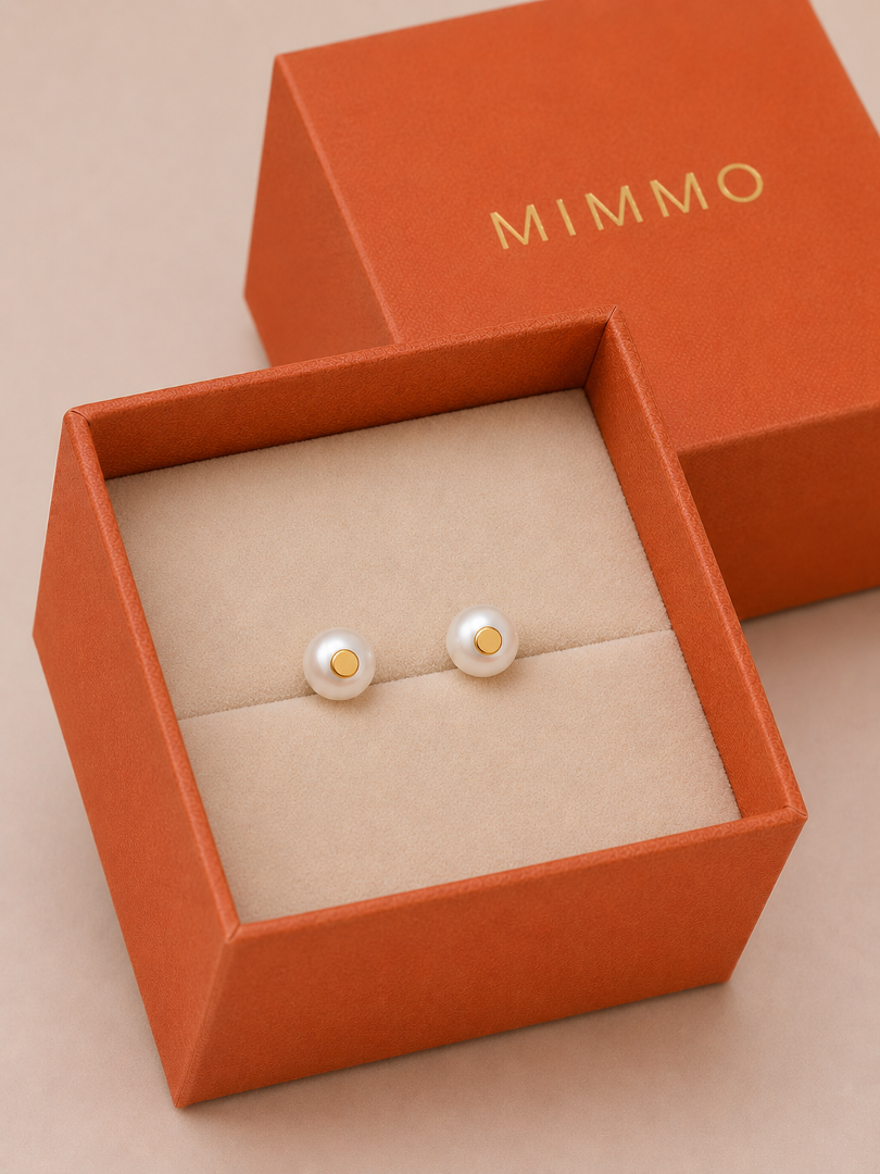 PENDIENTE BEBÉ ORO 18K PERLA DETALLE ORO