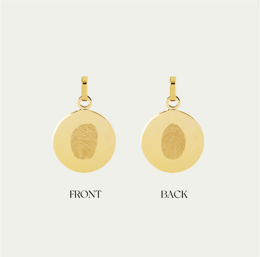 THE BOTH SIDES FINGERPRINT ORO 9K · PENDANT