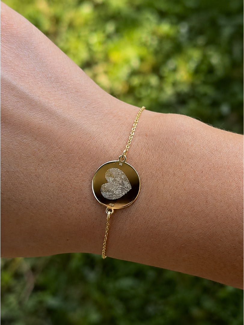 THE FINGERPRINT · PULSERA ORO 18K (BAÑO)