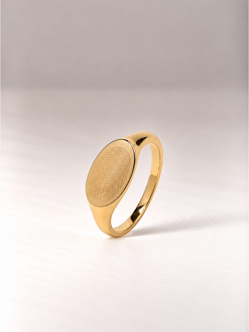 THE FINGERPRINT SELLO | CHAPADO ORO 18K