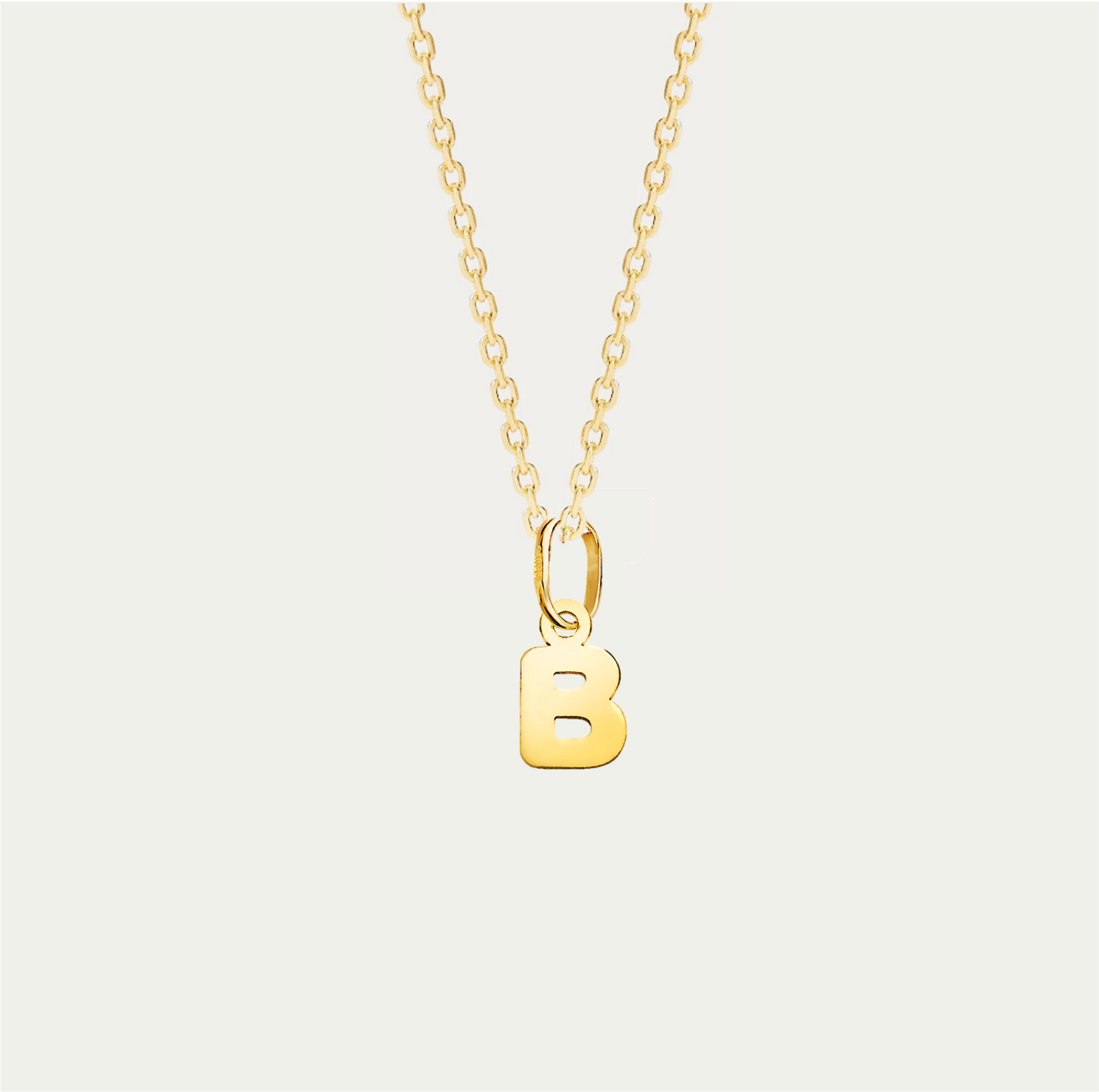 COLGANTE LETRA M ORO 18K · LISBON CHAIN