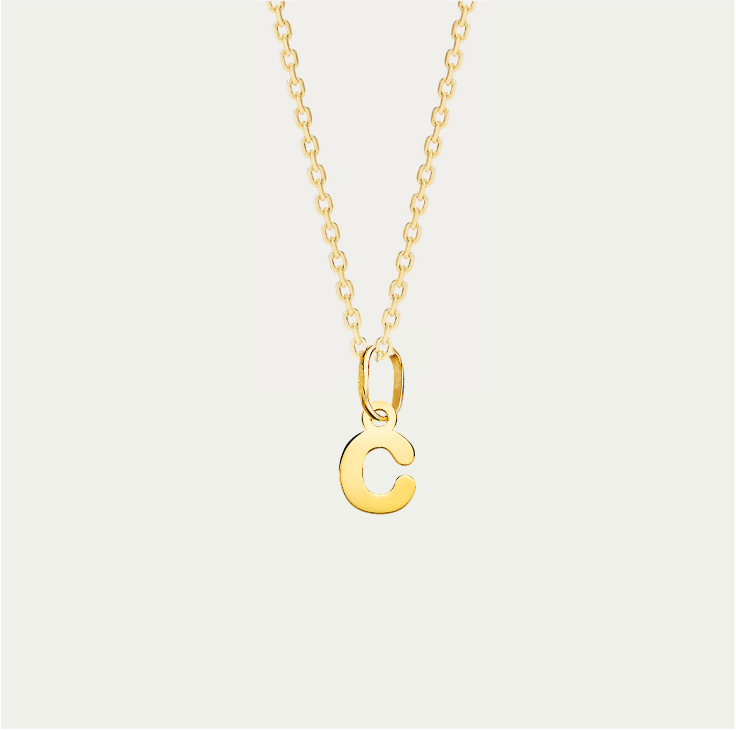 COLGANTE LETRA M ORO 18K · LISBON CHAIN