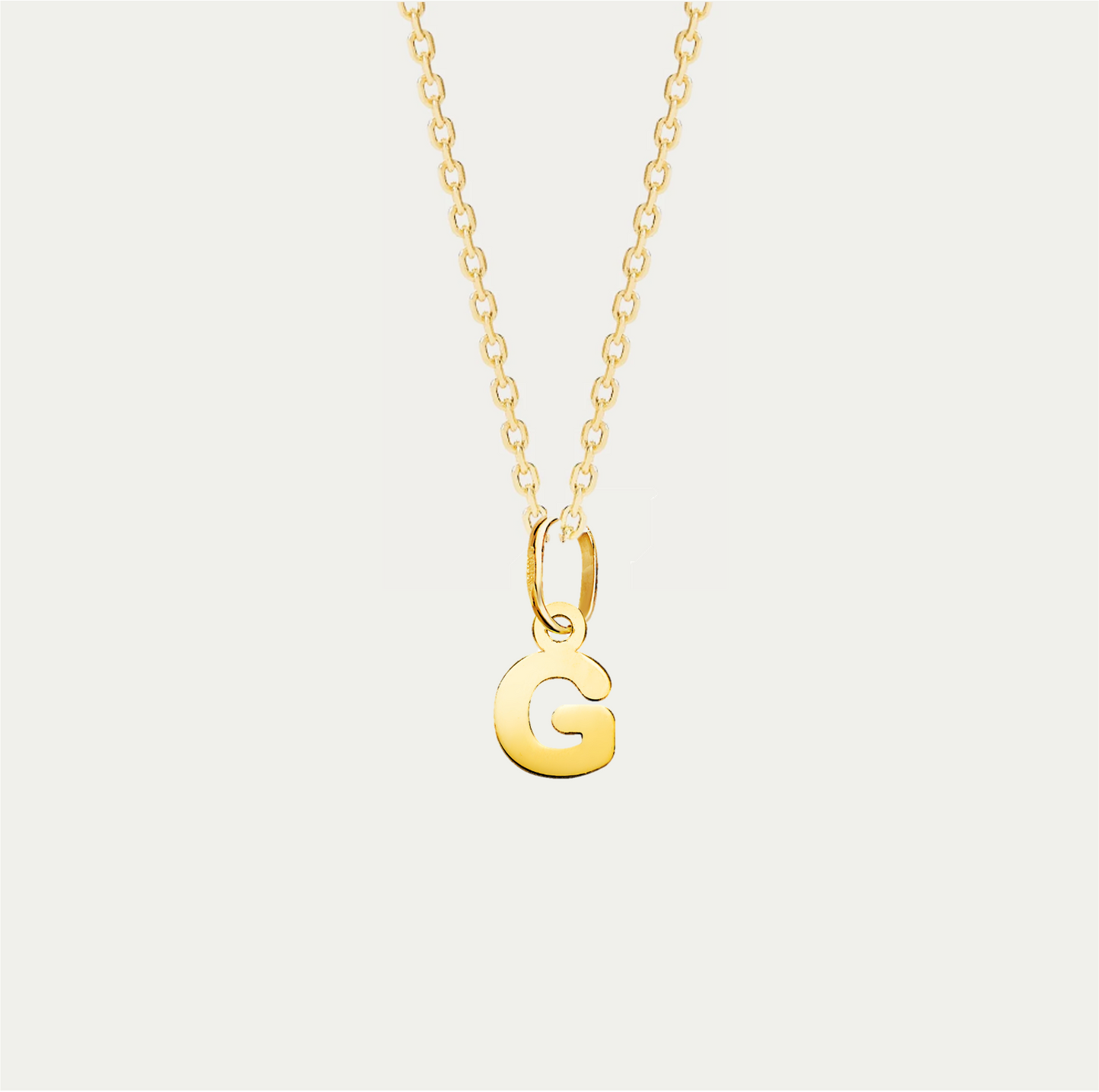 COLGANTE LETRA M ORO 18K · LISBON CHAIN