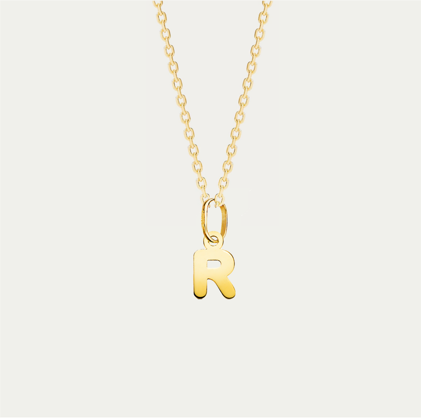 COLGANTE LETRA M ORO 18K · LISBON CHAIN