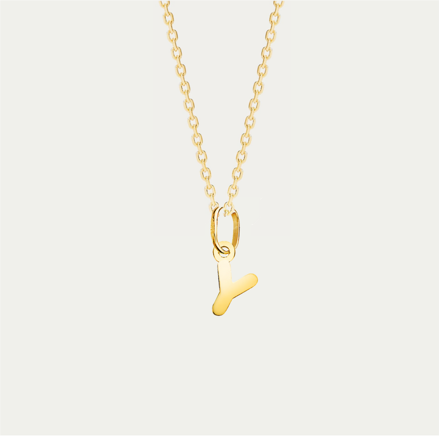 COLGANTE LETRA M ORO 18K · LISBON CHAIN