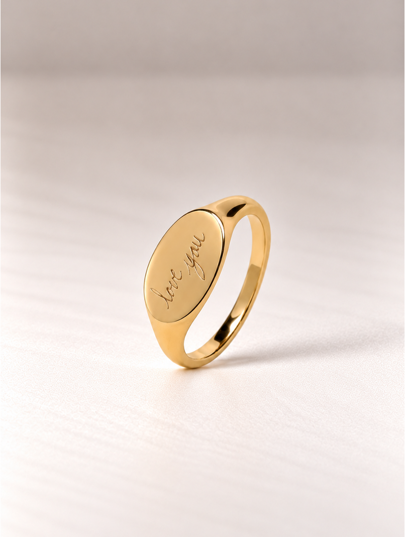 THE HANDWRITTING SELLO | CHAPADO ORO 18K
